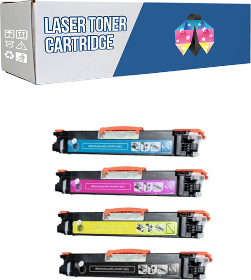 Safir Toner Canon CRG-729 / İ-Sensys LBP-7018 CMYK 1 Set Muadil Toner