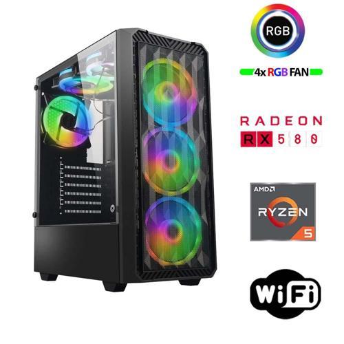 Armor X30 Ryzen 5 5500 32GB Ram 1TB M.2 NVMe SSD 8GB RX580 Masaüstü Oyuncu Bilgisayarı