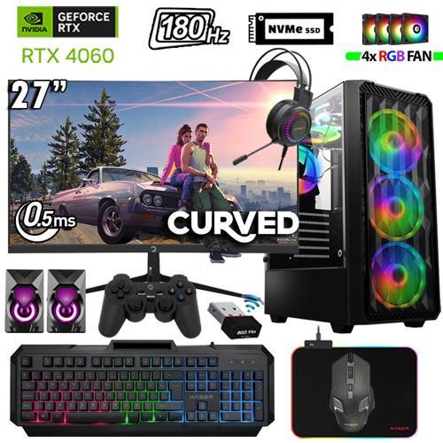 Thunder x220 i5 14400F 32GB DDR5 Ram 2TB M.2 NVMe SSD 8GB RTX4060 27" 180Hz Oyuncu Bilgisayarı