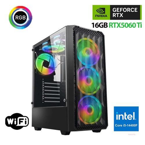 Thunder x730 i5 14400F 32GB DDR5 Ram 1TB M.2 NVMe SSD 16GB RTX5060 Ti Oyuncu Masaüstü Bilgisayarı