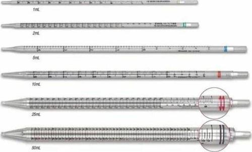 25 Adet Serolojik Pipet Steril 25 ml