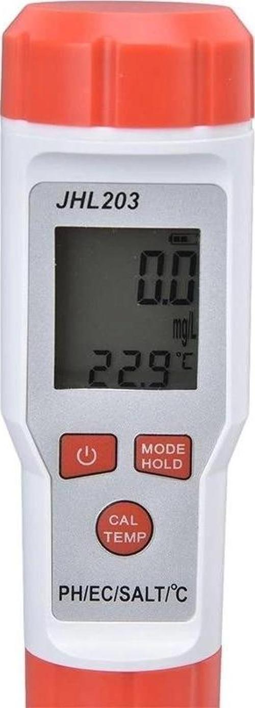 JHL203 pH, İletkenlik, Tuzluluk, Sıcaklık Ölçer (4 in 1)