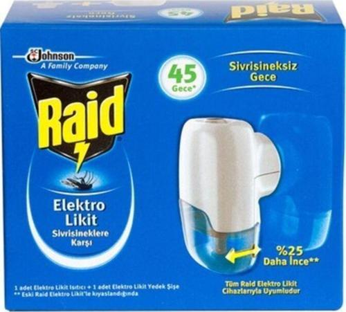 Sivrisineklere Karşı 45 Gece Elektro Likit Cihaz 1 Likit (Yarı Dolu Olarak Üretilmektedir.)