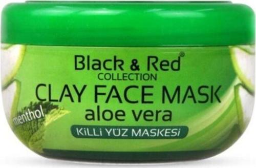 Black&Red Clay Face Mask Aloe Vera