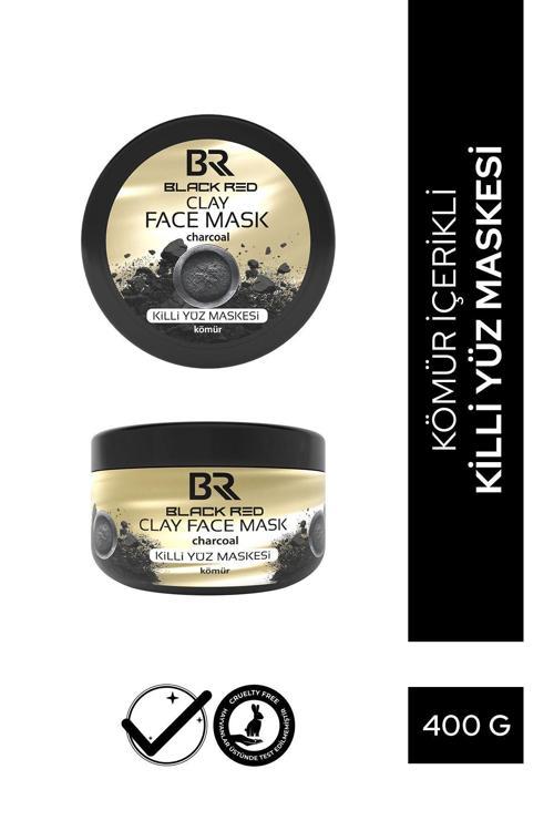 Black&Red Kil Maskesi Yüz Maskesi Kömür İçerikli Killi Yüz Maskesi - 400G