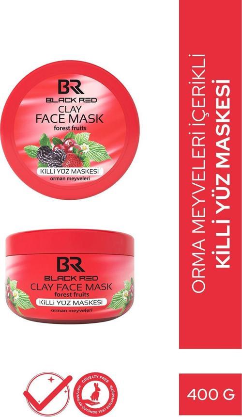 Br Kil Maskesi C Vitaminli Ve Gözenek Temizleyici Yüz Maskesi Orman Meyveli Killi Yüz Maskesi - 400G