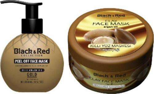 Siyah Noktalara Karşı Soyulabilir Gold Yüz Maskesi 250 Ml Ve Killi Yüz Maskesi 400 Ml