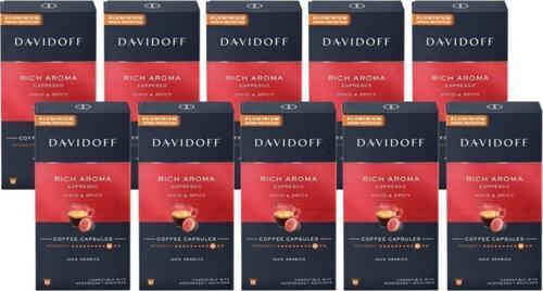 Rıch Aroma Espresso Vıvıd & Spıcy Aluminium Kapsül Kahve (100 Adet) (Nespresso Uyumlu)