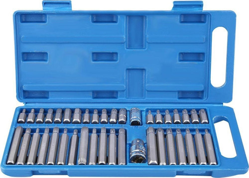 40 Parçalı Uç Seti, Çok Dişli, Alyan Somun Seti, Torx Uç Seti, 1/2 İnç 3/8 İnç Sürücü Adaptörü