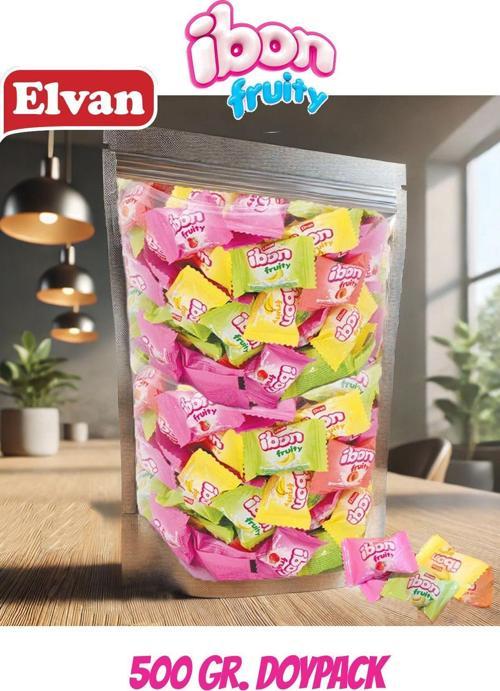 Ibon Sütlü Meyveli Şeker 500 Gr. Dökme Doypack Çilek Kavun Şeftali Muz