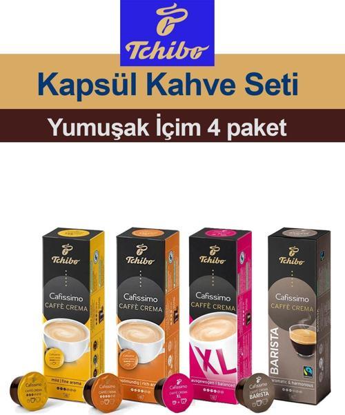Yumuşak İçin Kapsül Kahve Seti Xl Caffe Crema Barista