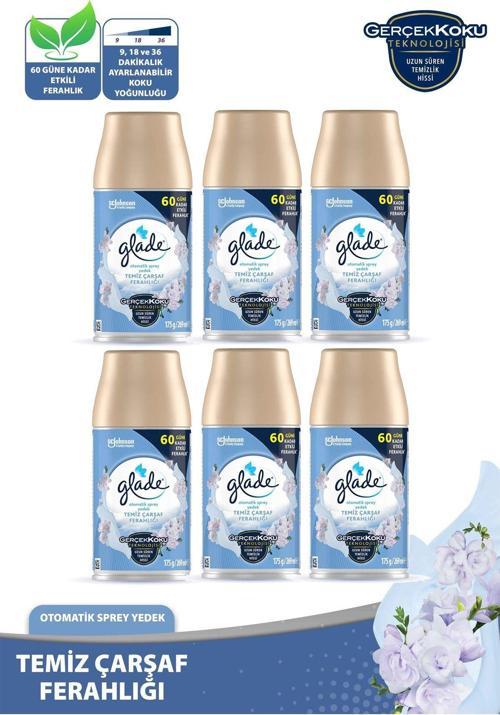 Oda Kokusu Yedek Sprey Temiz Çarşaf Ferahlığı 6 X 269 Ml./175Gr.
