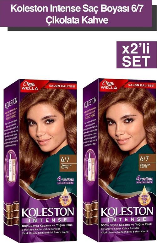 Koleston Intense Saç Boyası 6/7 Çikolata Kahve 2X