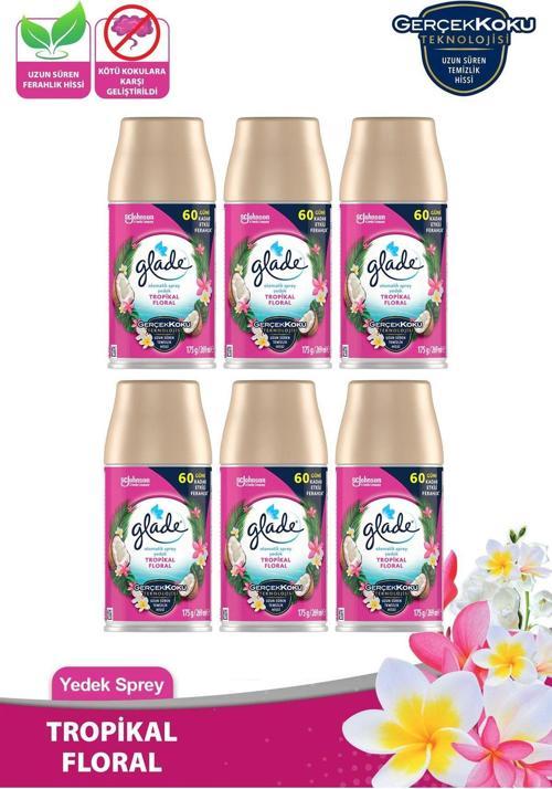 Oda Kokusu Yedek Sprey Tropikal Floral 6 X 269 Ml./175Gr.