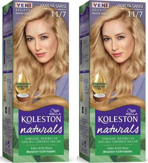 Koleston Naturals Saç Boyası 11/7 Vanilya Sarısı 2 Adet