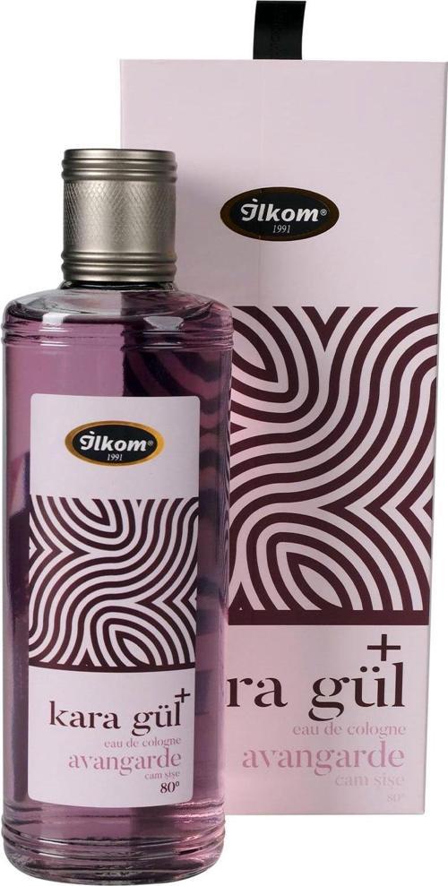 Hediyelik Cam Şişe Kolonya Kara Gül Plus 250 Ml Avandgarde Kutulu 80 Derece