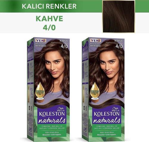 Koleston Naturals Saç Boyası 4/0 Kahve X 2 Adet