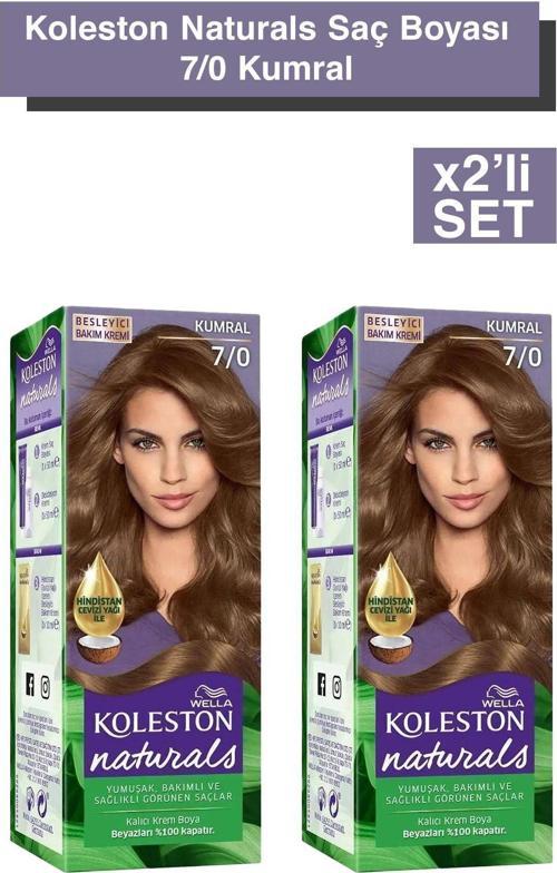 Koleston Naturals Saç Boyası 7/0 Kumral X2
