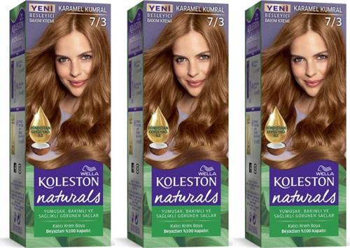 Koleston Naturals Saç Boyası 7/3 Karamel Kumral 3 Adet