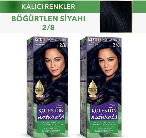 Koleston Saç Boyası Naturals 2/8 Böğürtlen Siyah X 2 Adet