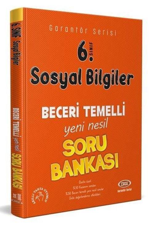 Data Yayınları 6. Sınıf Sosyal Bilgiler Garantör Beceri Temelli Soru Bankası