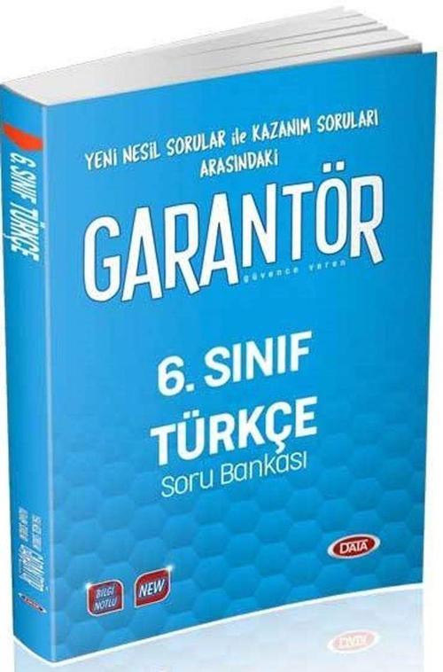 Data Yayınları 6. Sınıf Türkçe Garantör Soru Bankası