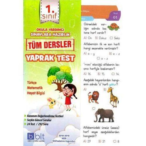 Bulut Eğitim Yayınları  1. Sınıf Tüm Dersler Yaprak Test