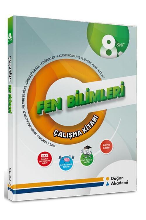 Doğan Akademi Yayınları 8. Sınıf Fen Bilimleri Çalışma Kitabı