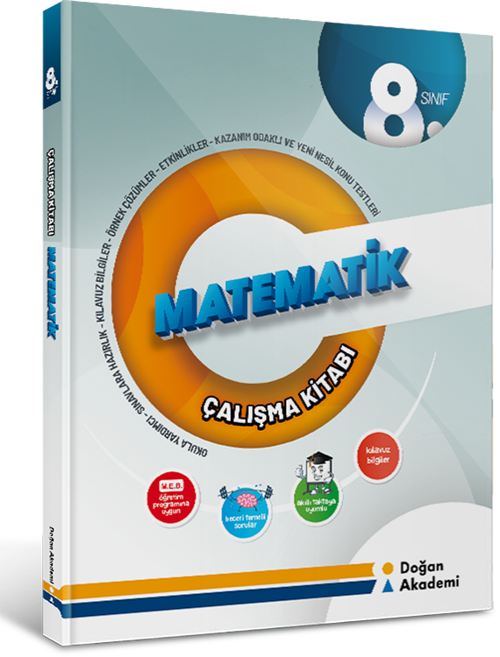 Doğan Akademi Yayınları 8. Sınıf Matematik Çalışma Kitabı
