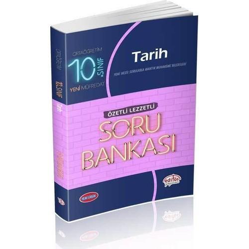 Editör Yayınları 10. Sınıf Tarih Özetli Lezzetli Soru Bankası