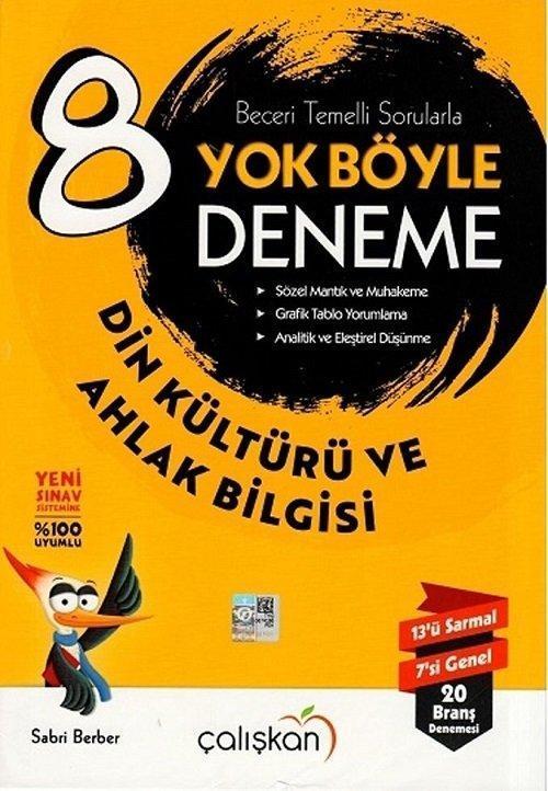 Çalışkan Yayınları 8. Sınıf Din Kültürü Ve Ahlak Bilgisi Yok Böyle Deneme