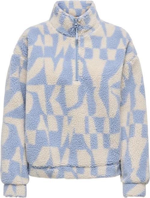 ONLNEW JANNE L/S HALF ZIP BOX SWT