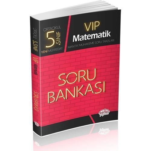 Editör Yayınları 5. Sınıf Vip Matematik Soru Bankası