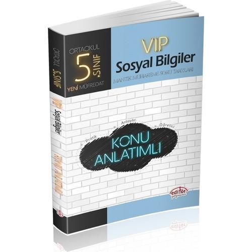 Editör Yayınları 5. Sınıf Vip Sosyal Bilgiler Konu Anlatımlı