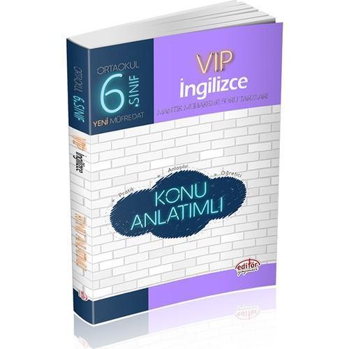 Editör Yayınları 6. Sınıf İngilizce Vip Konu Anlatımlı