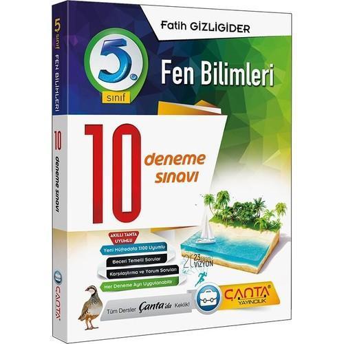 Çanta Yayınları 5. Sınıf Fen Bilimleri 10 Deneme Sınavı