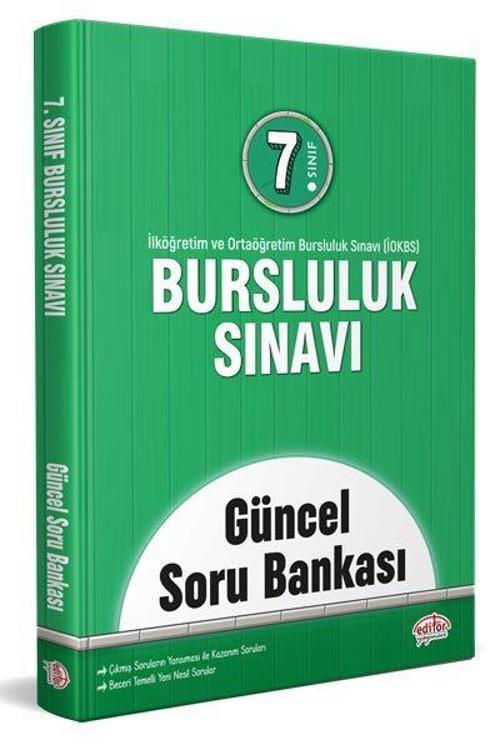 Editör Yayınları 7. Sınıf Bursluluk Sınavı