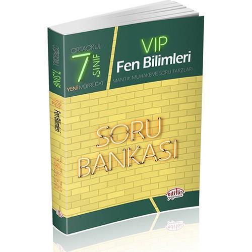 Editör Yayınları 7. Sınıf Vıp Fen Bilimleri Soru Bankası