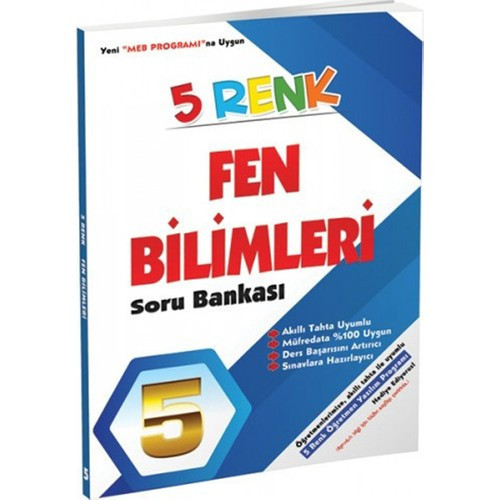 5 Renk Yayınları 5. Sınıf Fen Bilgisi Soru Bankası