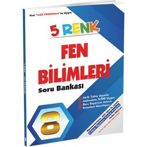 5 Renk Yayınları 8. Sınıf Fen Bilgisi Soru Bankası