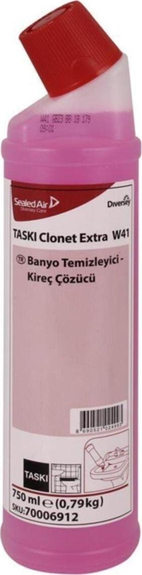 Taski Clonet Extra W41 Banyo Temizleyici Ve Kireç Çözücü 750 Ml