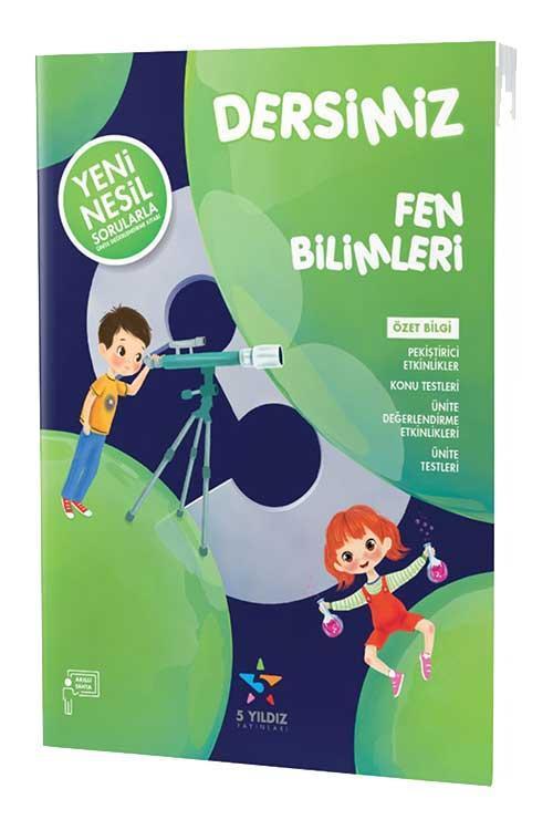 5 Yıldız Yayınları 3. Sınıf Fen Bilimleri Etkinlikli Soru Bankası