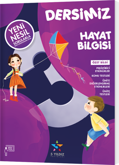 5 Yıldız Yayınları 3. Sınıf Hayat Bilgisi Etkinlikli Soru Bankası 