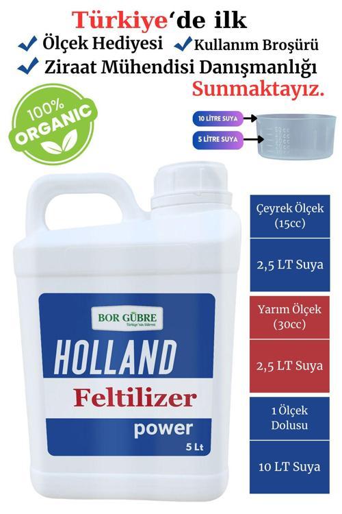 Yeni Nesil Holland Feltilizer Power-5 Lt -Köklenme, Direnç Ve  Kalite  Artar.