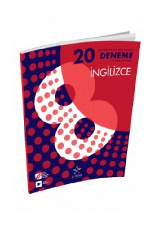 5 Yıldız Yayınları 8. Sınıf İngilizce 20 Deneme