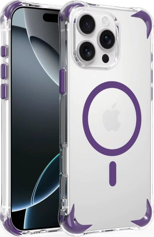 iPhone 16 Pro Max Uyumlu Magsafe Wireless Şarj Özellikli Airbag Korumalı Silikon Kılıf