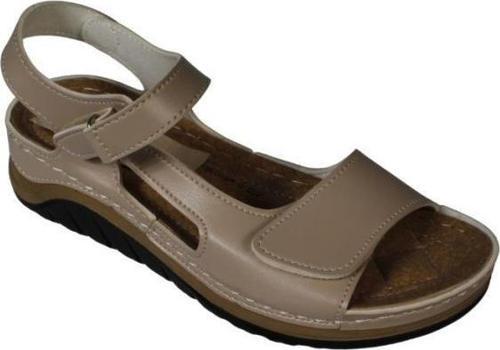 YAZKIŞ Kadın Ten Çırtlı 3cm Topuklu Anne Sandaleti