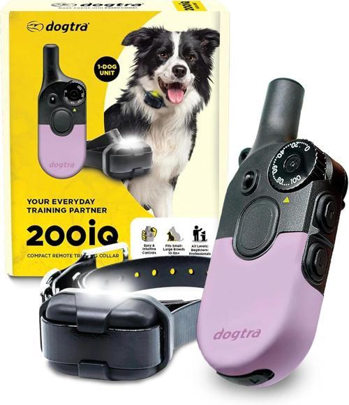 200iQ Uzaktan Eğitim E-Tasması 4,5+ Kg Köpekler - Lavanta