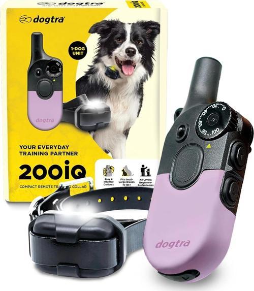 200iQ Uzaktan Eğitim E-Tasması 4,5+ Kg Köpekler - Lavanta