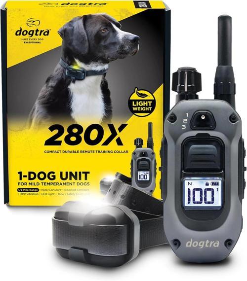 280X E-Tasma Uzaktan Kumandalı Köpek Eğitim 1/2 Mil, 4,5 kg